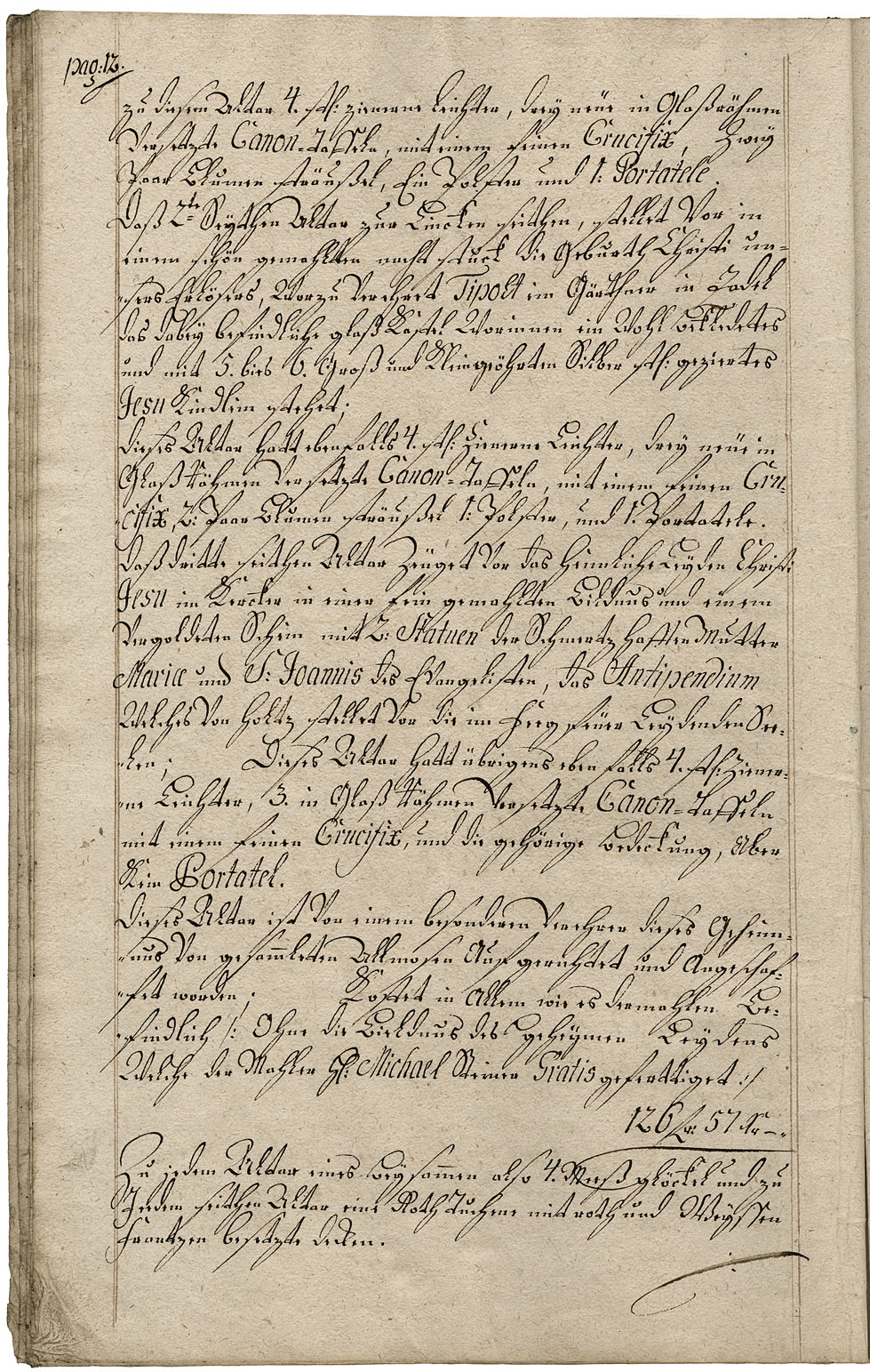 Zadel-Inventarium 1764 Seite 12