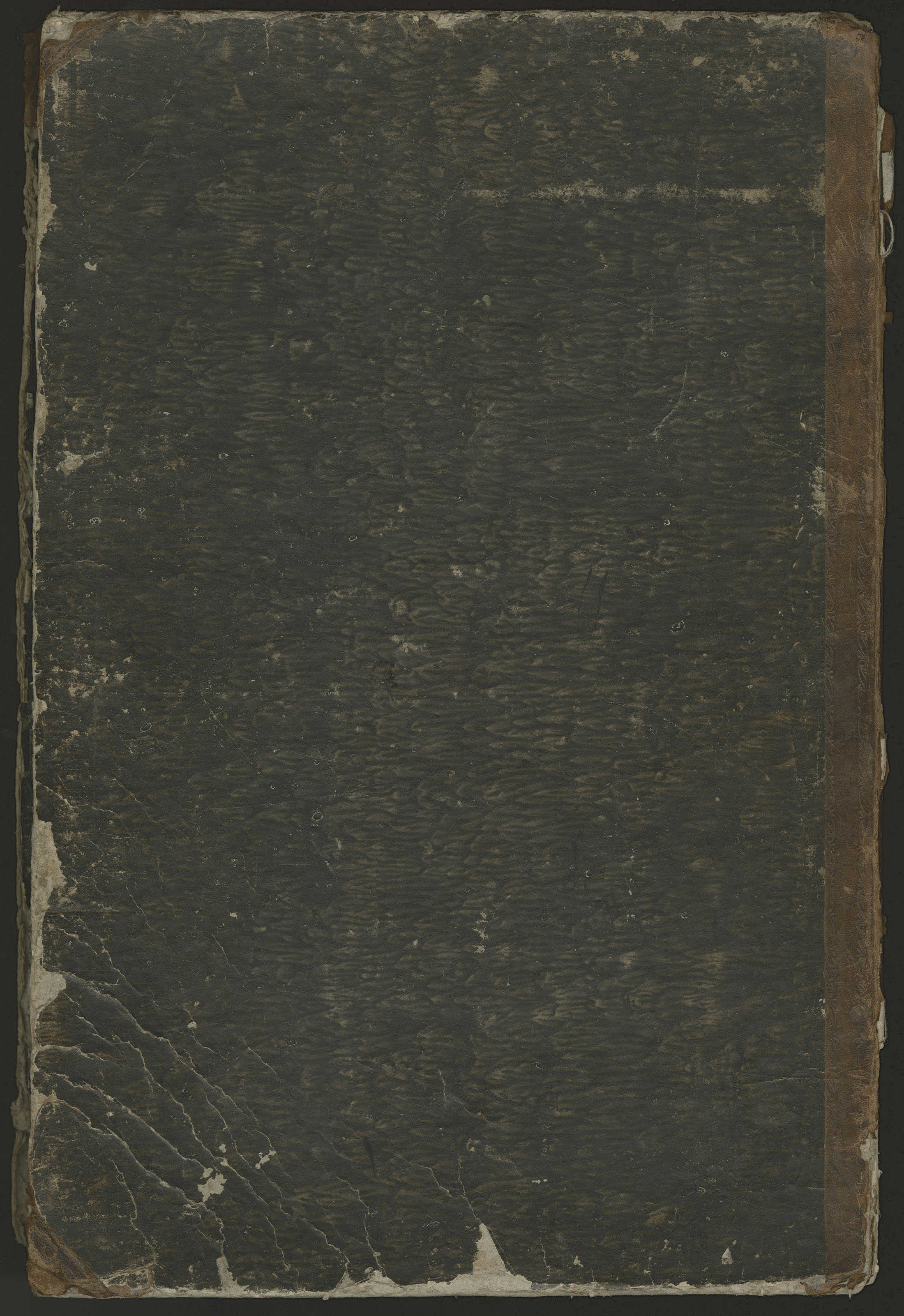 Memorabilienbuch 1804 Einband Rückseite